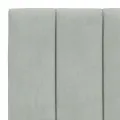 Cadre de lit avec lumières LED Gris clair 80x200 cm Velours