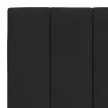 Cadre de lit avec lumières LED noir 80x200 cm velours