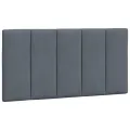 Cadre de lit avec lumières LED gris foncé 100x200 cm velours