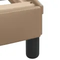 Cadre de lit avec lumières LED cappuccino 100x200 cm similicuir