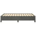 Cadre de lit gris foncé 120x190 cm velours