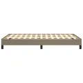 Cadre de lit taupe 120x190 cm tissu