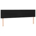 cadre de lit avec matelas Noir 140x200 cm Velours