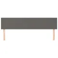 Têtes de lit 2 pcs Gris 100x5x78/88 cm Similicuir