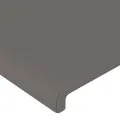 Cadre de lit avec tête de lit Gris 80x200 cm Similicuir