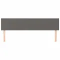 Têtes de lit 2 pcs Gris 80x5x78/88 cm Similicuir