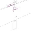 Têtes de lit 2 pcs Gris 80x5x78/88 cm Similicuir
