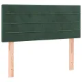 Tête de lit à LED Vert foncé 80x5x78/88 cm Velours