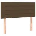 cadre de lit avec matelas Marron foncé 80x200 cm