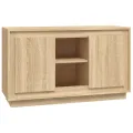 Buffet chêne sonoma 102x35x60 cm bois d'ingénierie