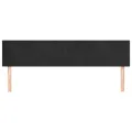 Têtes de lit 2 pcs Noir 90x5x78/88 cm Velours