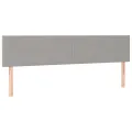 cadre de lit avec matelas Gris clair 180x200cm Tissu