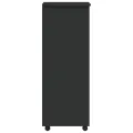 Armoire roulante avec tiroirs MOSS gris bois de pin solide