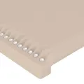 Tête de lit avec oreilles Cappuccino 93x23x118/128cm Similicuir