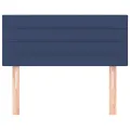 Tête de lit Bleu 90x5x78/88 cm Tissu