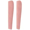 Tête de lit avec oreilles Rose 147x23x118/128 cm Velours
