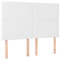 cadre de lit avec matelas Blanc 140x200cm Similicuir