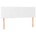 cadre de lit avec matelas Blanc 140x200cm Similicuir