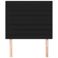 Têtes de lit 2 pcs Noir 90x5x78/88 cm Tissu