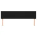 Têtes de lit 2 pcs Noir 90x5x78/88 cm Tissu
