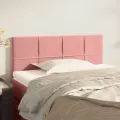 Tête de lit Rose 90x5x78/88 cm Velours
