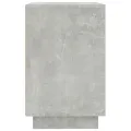 Buffet gris béton 102x35x60 cm bois d'ingénierie