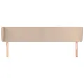 Tête de lit avec oreilles Cappuccino 183x23x78/88 cm Similicuir