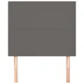 Têtes de lit 2 pcs Gris 90x5x78/88 cm Similicuir