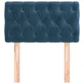 Tête de lit Bleu foncé 80x7x78/88 cm Velours