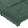 Têtes de lit 4 pcs Vert foncé 80x5x78/88 cm Velours