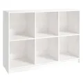 Bibliothèque Blanc 104x33x76 cm Bois de pin massif