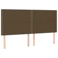 cadre de lit avec matelas Marron foncé 200x200 cm
