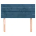 Tête de lit Bleu foncé 80x5x78/88 cm Velours