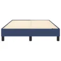 cadre de lit Bleu 120x200 cm Tissu