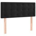 Tête de lit Noir 90x5x78/88 cm Velours