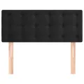 Tête de lit Noir 90x5x78/88 cm Velours
