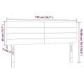 Têtes de lit 2 pcs Crème 72x5x78/88 cm Tissu