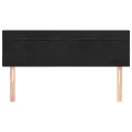 Têtes de lit 2 pcs Noir 72x5x78/88 cm Velours