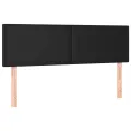 cadre de lit avec matelas Noir 140x200 cm Similicuir