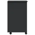 Armoire roulante avec tiroirs MOSS gris bois de pin solide