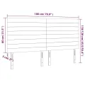 Têtes de lit 4 pcs Noir 90x5x78/88 cm Tissu