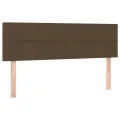 cadre de lit avec matelas Marron foncé 140x200 cm