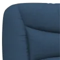 Cadre de lit avec lumières LED bleu 80x200 cm tissu