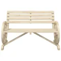 Banc de jardin 2 places bois de sapin massif