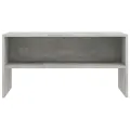 Meuble TV Gris cement 80 x 40 x 40 cm Aggloméré