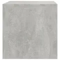 Meuble TV Gris cement 80 x 40 x 40 cm Aggloméré