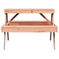 Table de pique-nique 105x134x75 cm bois massif de douglas