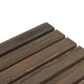 Repose-pieds de jardin 2 pcs bois de sapin massif