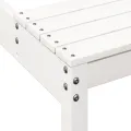 Table de pique-nique blanc 160x134x75 cm bois massif de pin