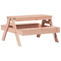 Table de pique-nique pour enfants bois massif de douglas